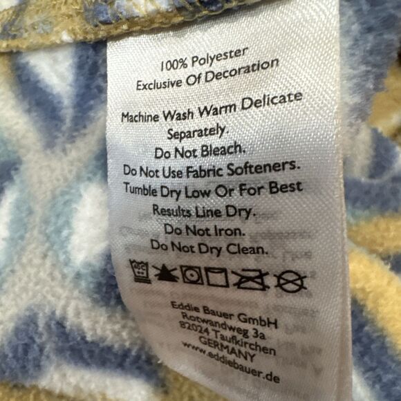 Eddie Bauer Fleece Sweatshirt Aztec Print Women's Small 1/4 Zip Pullover - Picture 4 of 5